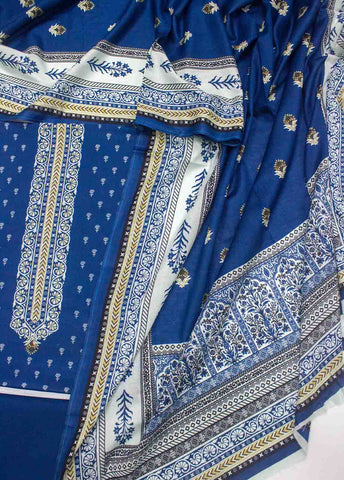 Bin Saeed Fabric - F&F-0537-  3 Piece UnStitched Printed Lawn