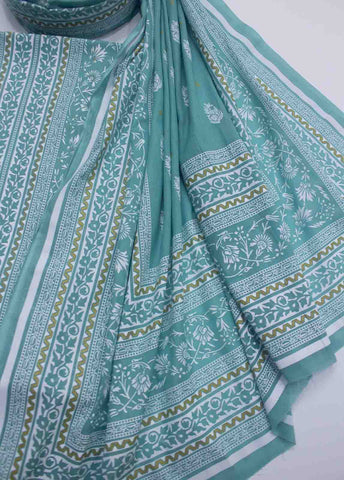 Bin Saeed Fabric - F&F-069 D-3 Lawn Fariha & Farah Printed UnStitched Suit