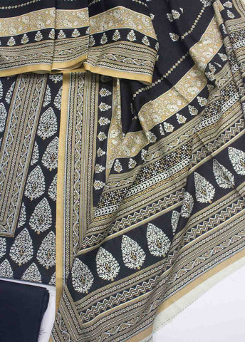 Bin Saeed Fabric - F&F-0801-3 Lawn Fariha & Farah Printed UnStitched Suit
