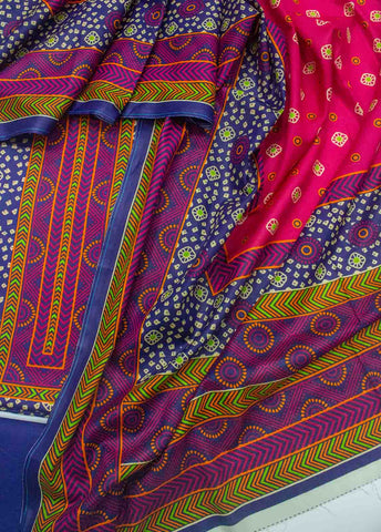 Bin Saeed Fabric - F&F-510- 3 Piece Printed Lawn Unstitched