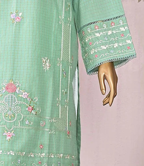 Bin Saeed Fabric - FL-0012 - Casual Embroidery Kurta