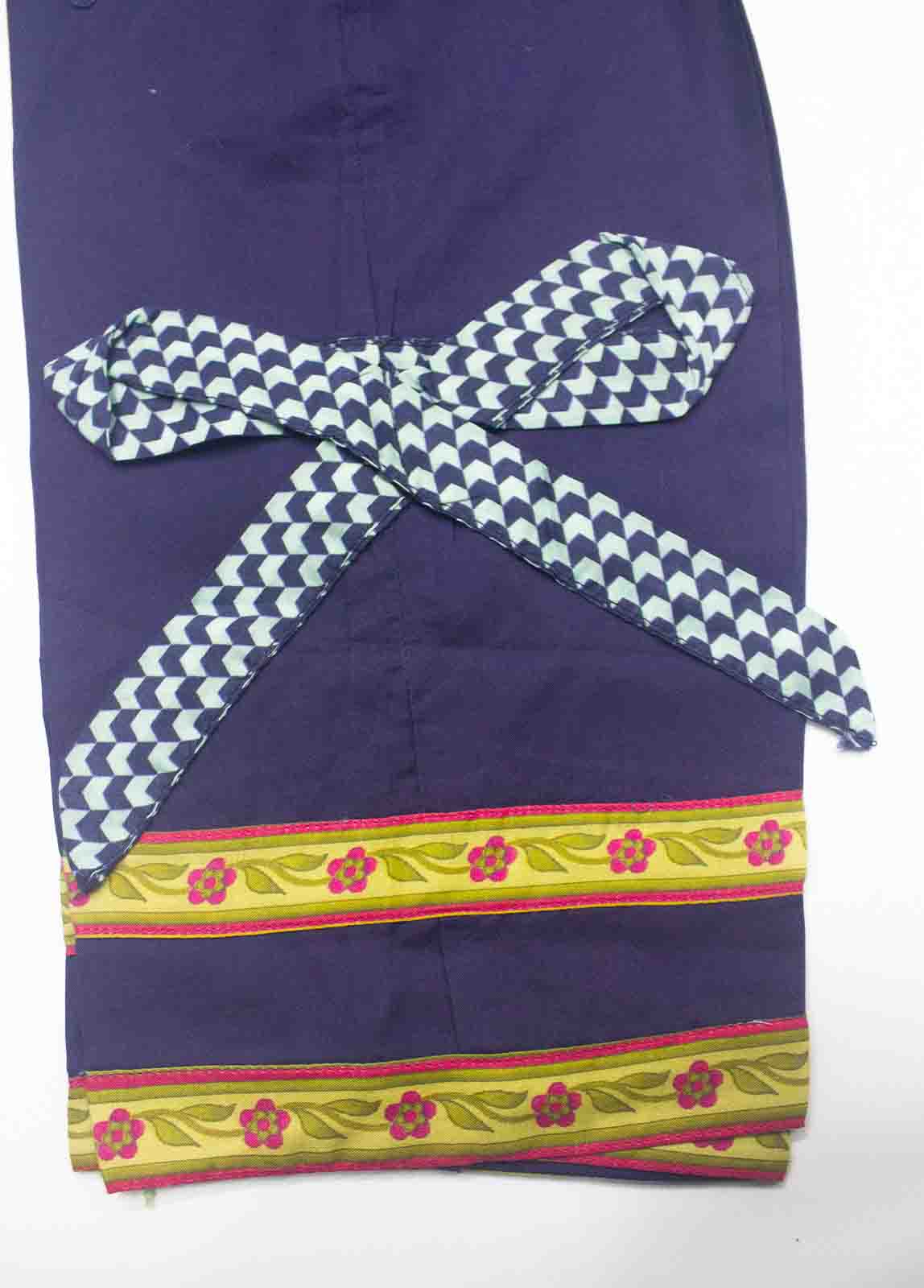 Bin Saeed Fabric - FLP-279- 3 Piece Printed Stitched Suit