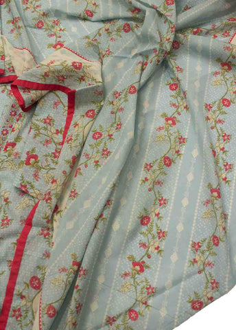 Bin Saeed Fabric - FR-0601- 3 Piece Embroidered Frock Style