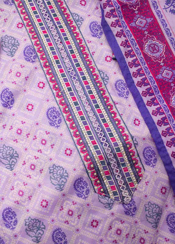 Bin Saeed Fabric - FR-0603- 3 Piece Embroidered Frock Style