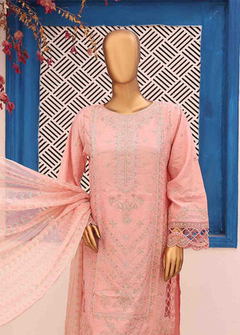 Bin Saeed Fabric - FSC-001- 3 Piece Embroidered Stitched Suit