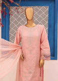 FSC-001- 3 Piece Embroidered Stitched Suit