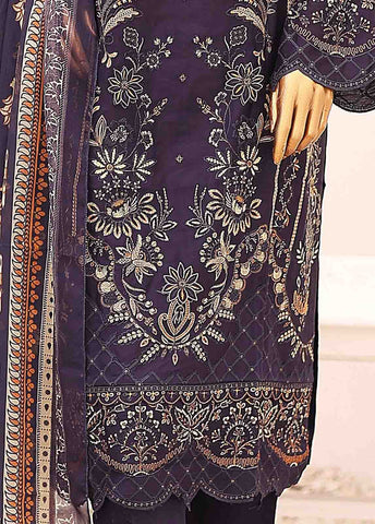 Bin Saeed Fabric - FSC-003- 3 Piece Embroidered Stitched Suit