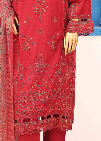 Bin Saeed Fabric - FSC-006- 3 Piece Embroidered Stitched Suit