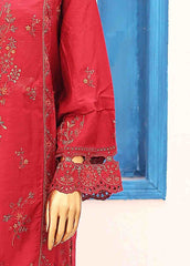 FSC-006- 3 Piece Embroidered Stitched Suit