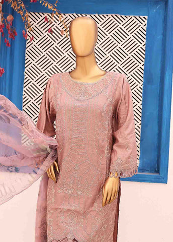 Bin Saeed Fabric - FSC-008- 3 Piece Embroidered Stitched Suit