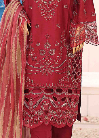Bin Saeed Fabric - FSC-009- 3 Piece Embroidered Stitched Suit
