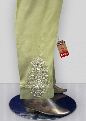 Bin Saeed Fabric - FST-005 - Silk Embroidery  Trouser