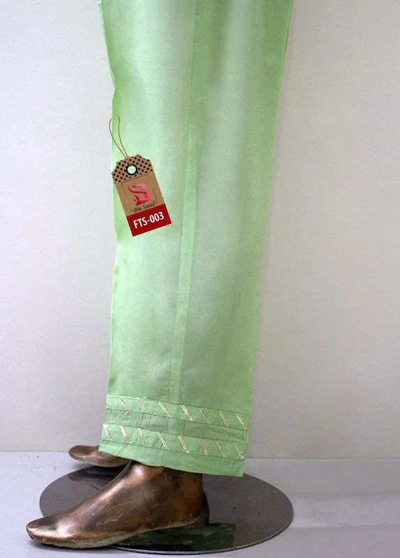 Bin Saeed Fabric - FTS-003 - Silk Plain Trouser