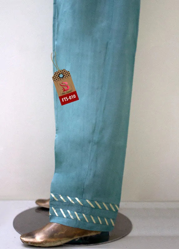 Bin Saeed Fabric - FTS-010 - Silk Plain Trouser