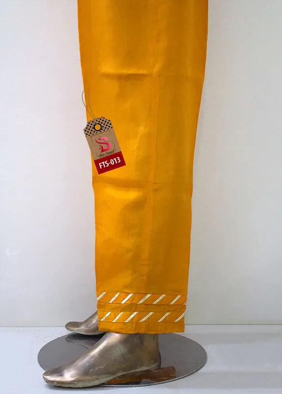 Bin Saeed Fabric - FTS-013 - Silk Plain Trouser