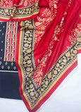 F&F-0015 B-3 Piece Lawn F&F Printed Unstitched Suit