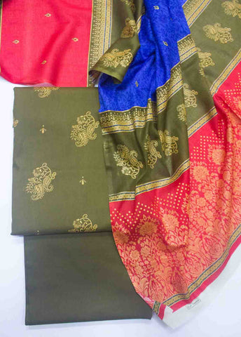 F&F-0020-3 Piece Lawn F&F Printed Unstitched Suit