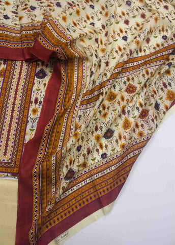 F&F-006 -3 Lawn Fariha & Farah Printed UnStitched Suit