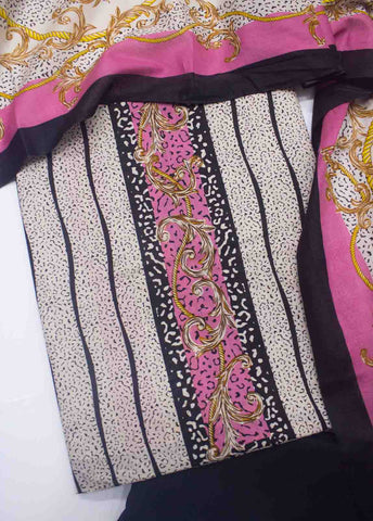 F&F-003 -3 Lawn Fariha & Farah Printed UnStitched Suit