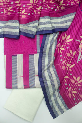 F&F-504 B- 3 Piece Printed Lawn Unstitched
