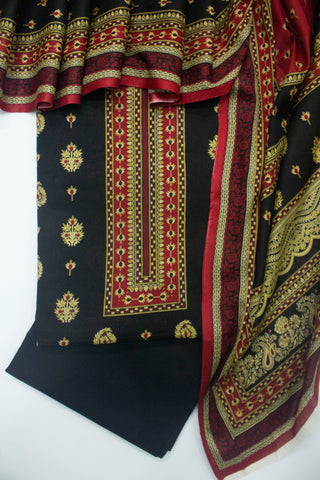 F&F-543- 3 Piece Printed Lawn Unstitched