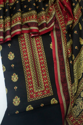 F&F-543- 3 Piece Printed Lawn Unstitched
