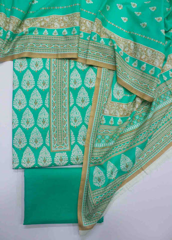F&F-0801 C-3 Lawn Fariha & Farah Printed UnStitched Suit