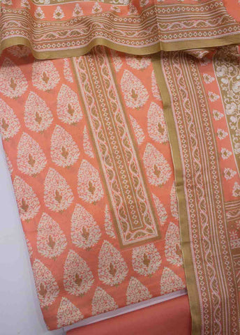 F&F-0801 D-3 Lawn Fariha & Farah Printed UnStitched Suit
