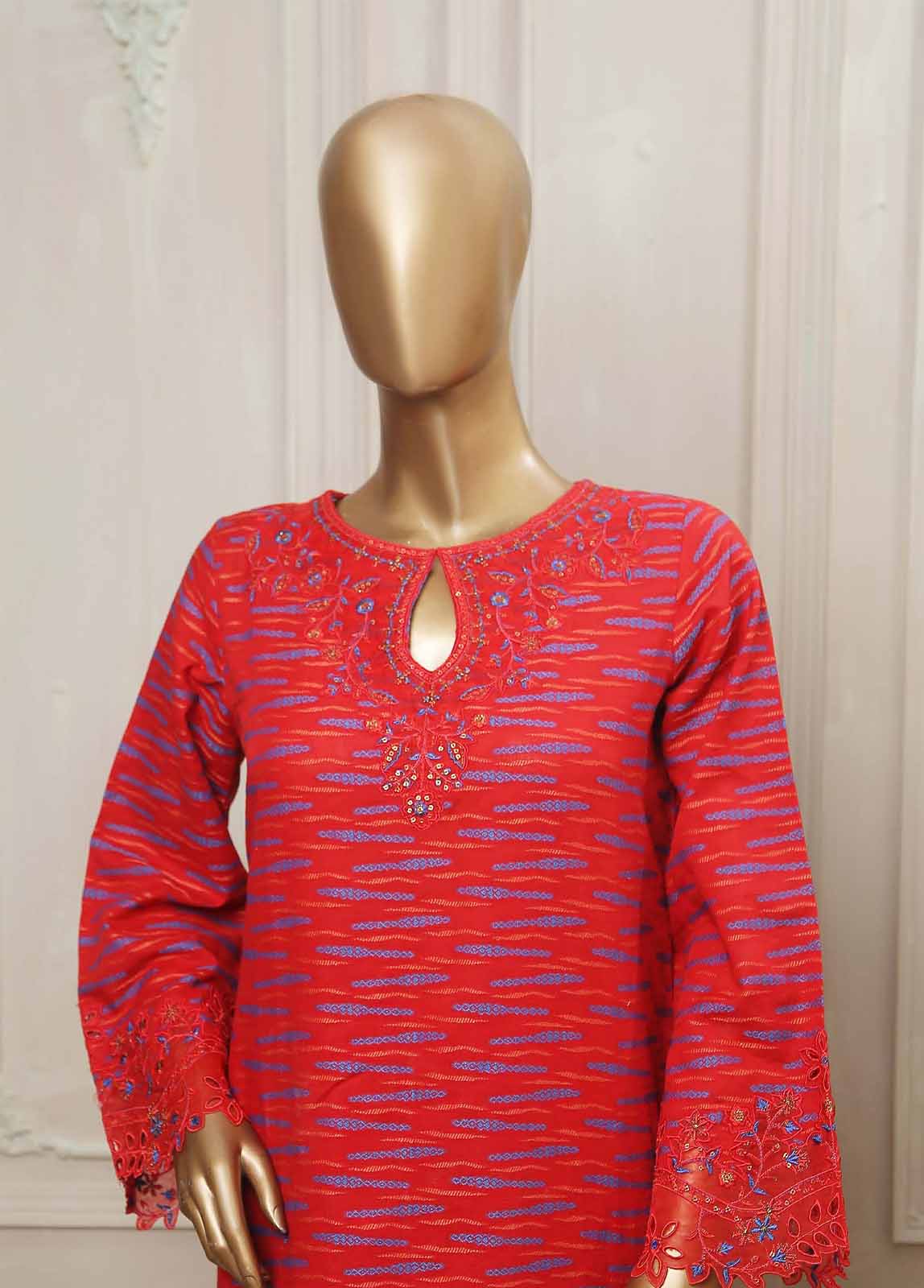 Bin Saeed Fabric - JAC-0010-B- 2 Piece Jacquard