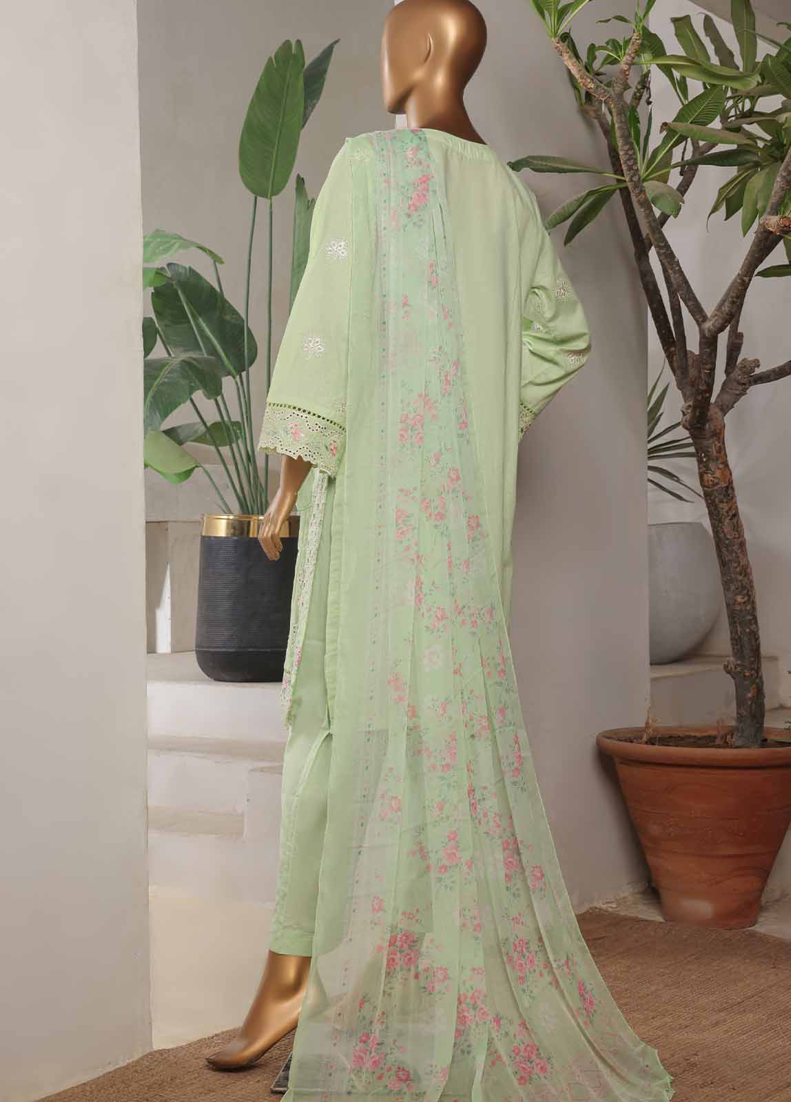 LF-002-EMB R68- 3 Piece Luxury Embroidered Stitched Suit