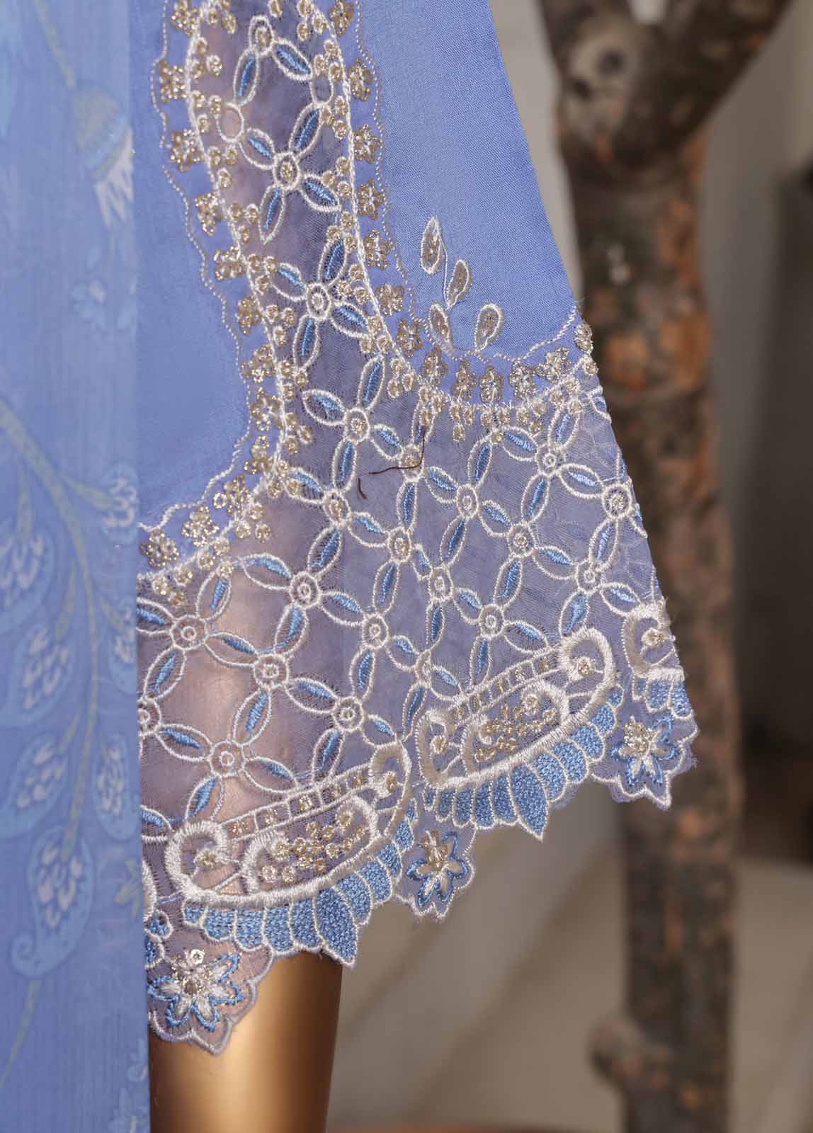 LF-0109-EMB R68- 3 Piece Luxury Embroidered Stitched Suit
