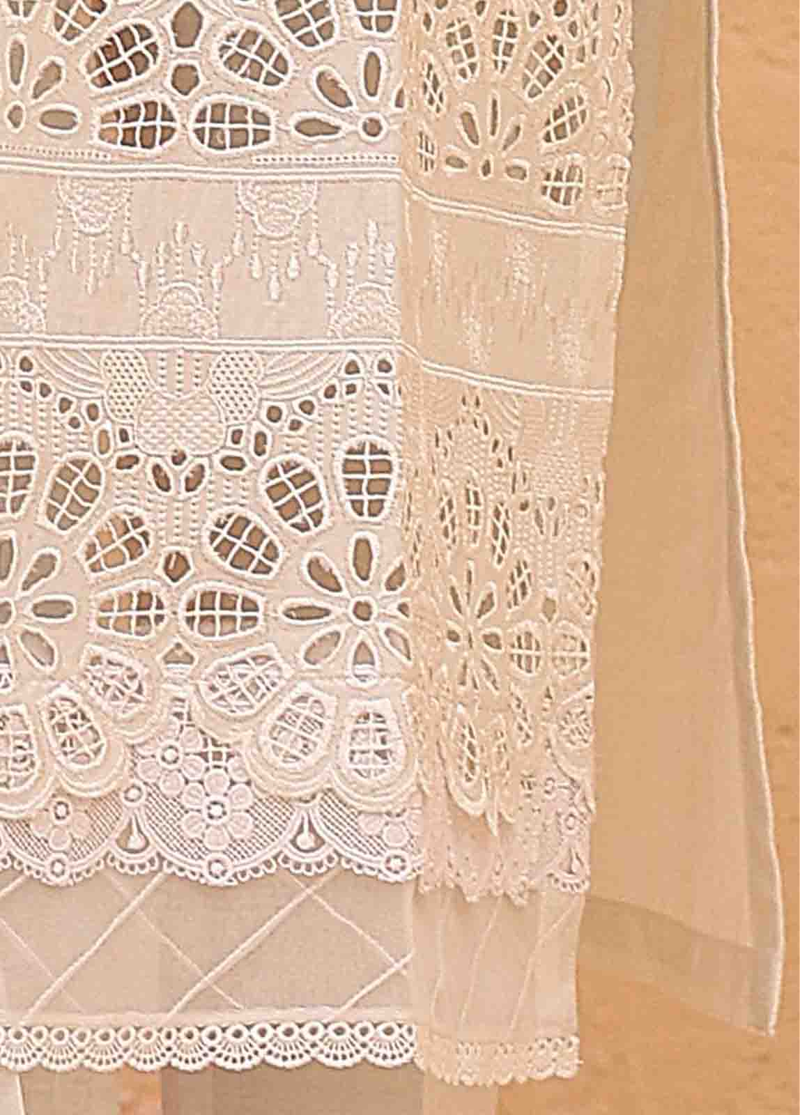 Bin Saeed Fabric - LF-011-3 Piece Chikankari Stitched Suit