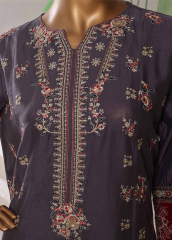 Bin Saeed Fabric - LF-0112-EMB R68- 3 Piece Luxury Embroidered Stitched Suit