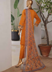 LF-0129-EMB R68- 3 Piece Luxury Embroidered Stitched Suit