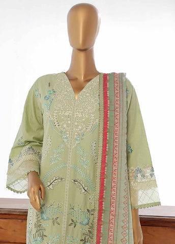 LF-EMB-0133C- 3 Piece Embroidered Stitched Suit