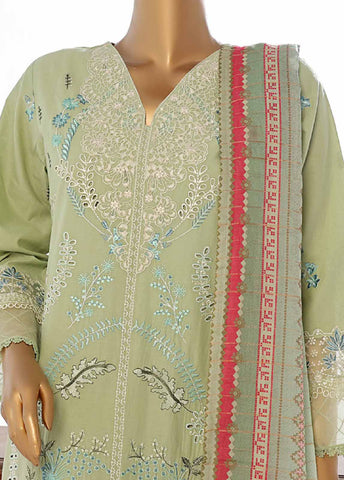 LF-EMB-0133C- 3 Piece Embroidered Stitched Suit