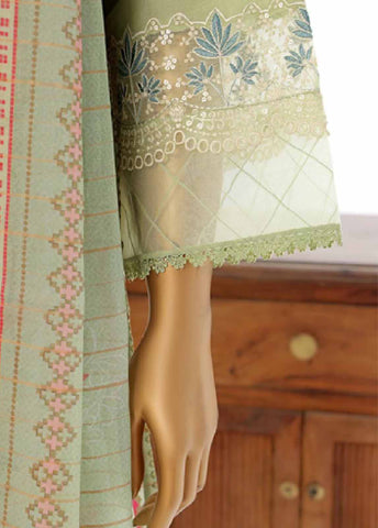 LF-EMB-0133C- 3 Piece Embroidered Stitched Suit