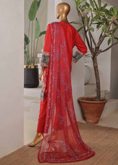 LF-015-EMB R68- 3 Piece Luxury Embroidered Stitched Suit