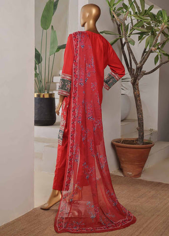 Bin Saeed Fabric - LF-015-EMB R68- 3 Piece Luxury Embroidered Stitched Suit