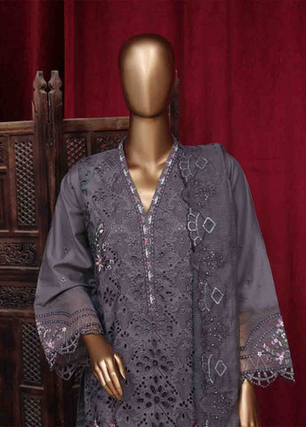 Bin Saeed Fabric - LF-037- 3 Piece Luxury Embroidered Stitched Suit