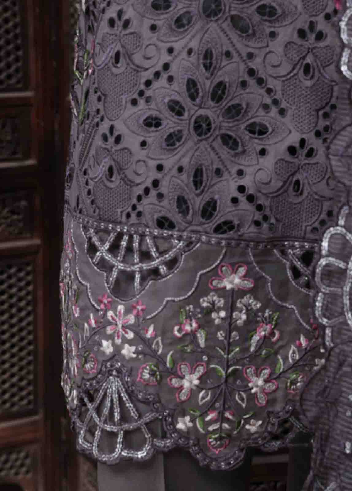 Bin Saeed Fabric - LF-037- 3 Piece Luxury Embroidered Stitched Suit