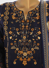 LF-046 F- 3 Piece Luxury Embroidered Stitched Suit