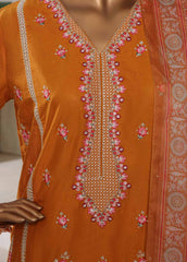 LF-047-EMB R68- 3 Piece Luxury Embroidered Stitched Suit
