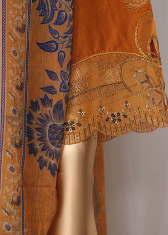 Bin Saeed Fabric - LF-047A- 3 Piece Luxury Embroidered Stitched Suit