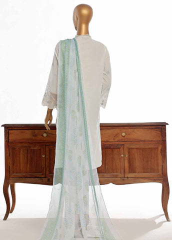 Bin Saeed Fabric - LF-053B- 3 Piece Embroidered Stitched Suit