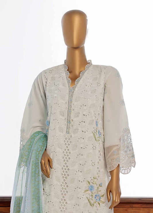 Bin Saeed Fabric - LF-053B- 3 Piece Embroidered Stitched Suit