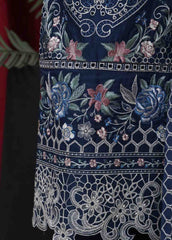 LF-D-59 - 3 Piece Luxury Embroidered Stitched Suit
