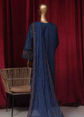 LF-59- 3 Piece Luxury Embroidered Stitched Suit