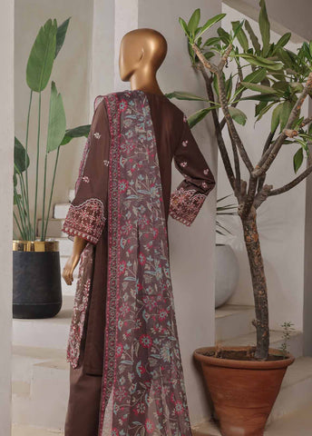 Bin Saeed Fabric - LF-076-EMB R68- 3 Piece Luxury Embroidered Stitched Suit
