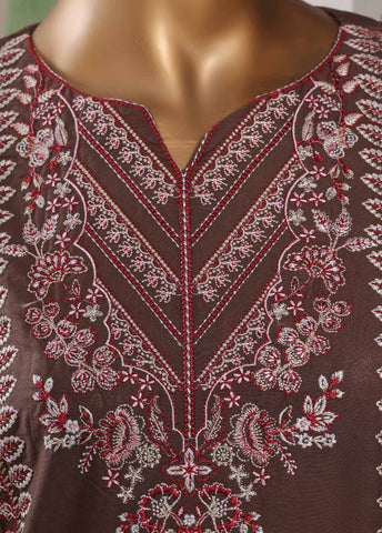 LF-076-EMB R68- 3 Piece Luxury Embroidered Stitched Suit